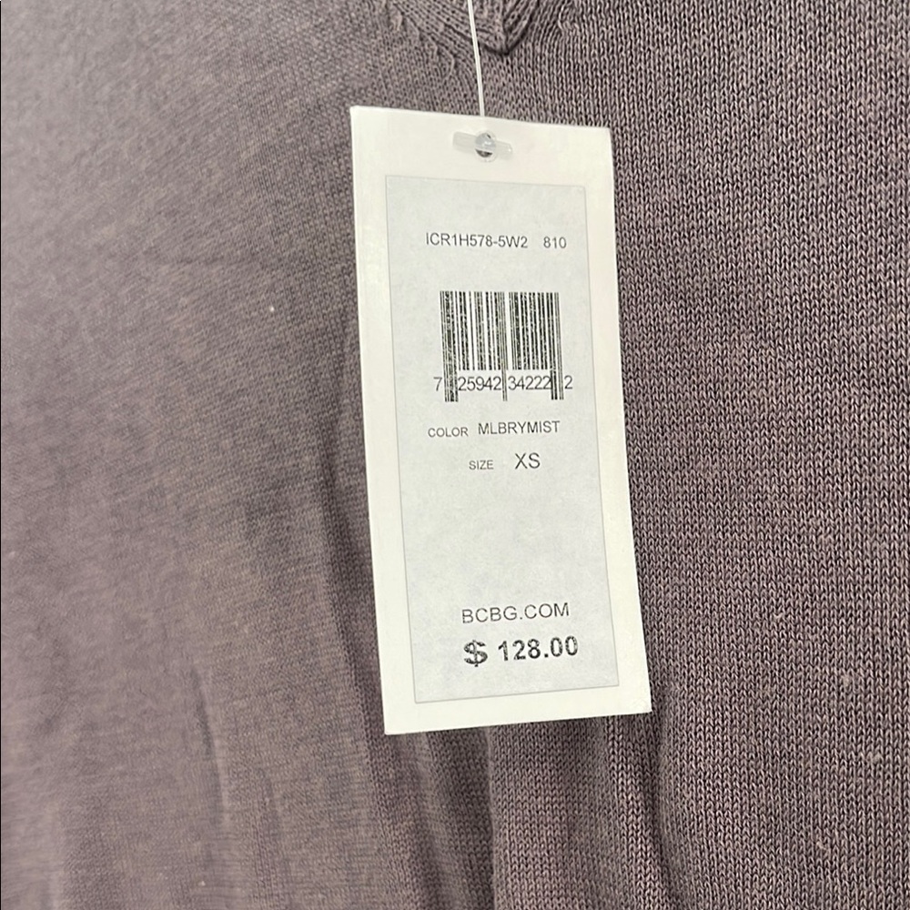 Purple/Gray Pullover Sweater - Picture 2 of 3